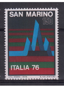 1976 San Marino Esposizione Filatelica Italia 76 1 valore nuovo Sassone 970